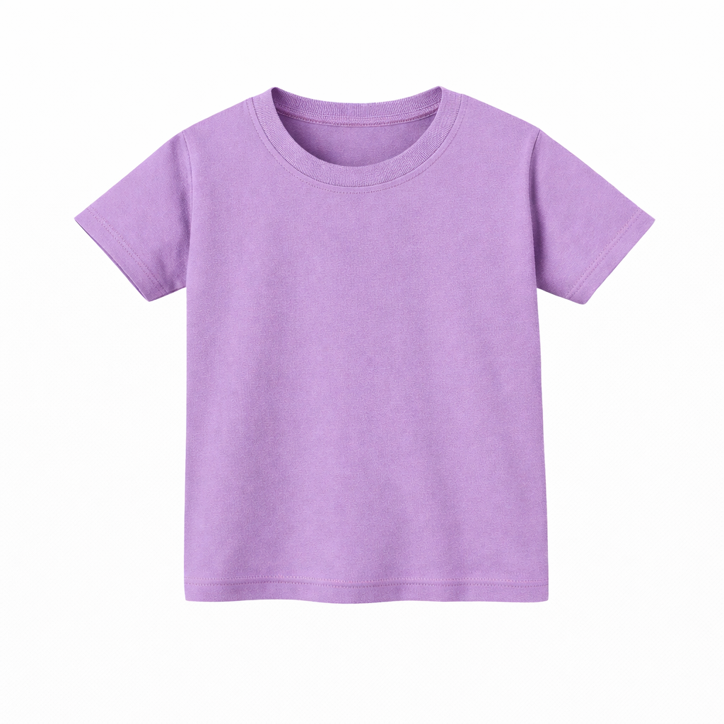 Round Neck T-Shirt – Lavender