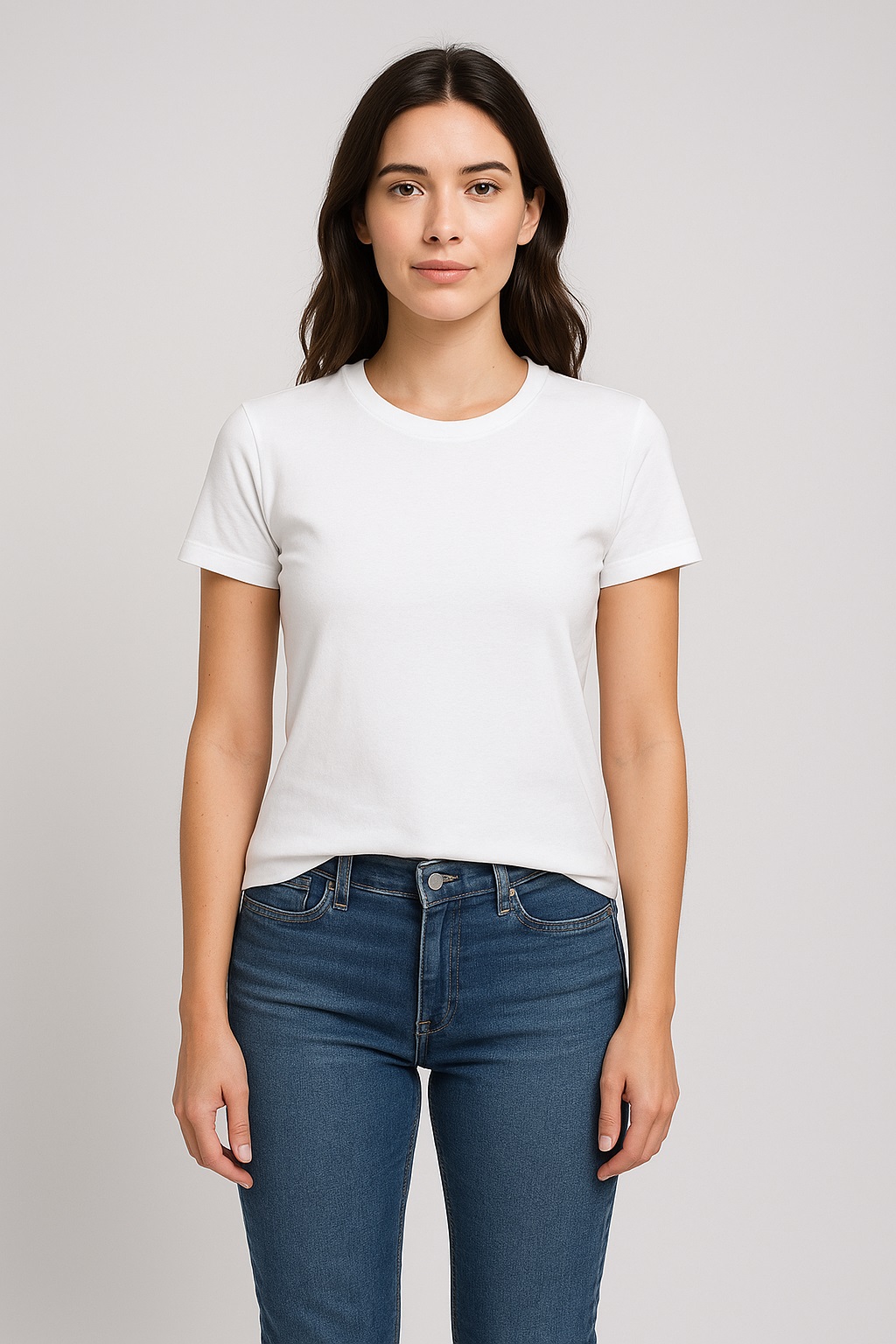Round Neck T-shirt – White
