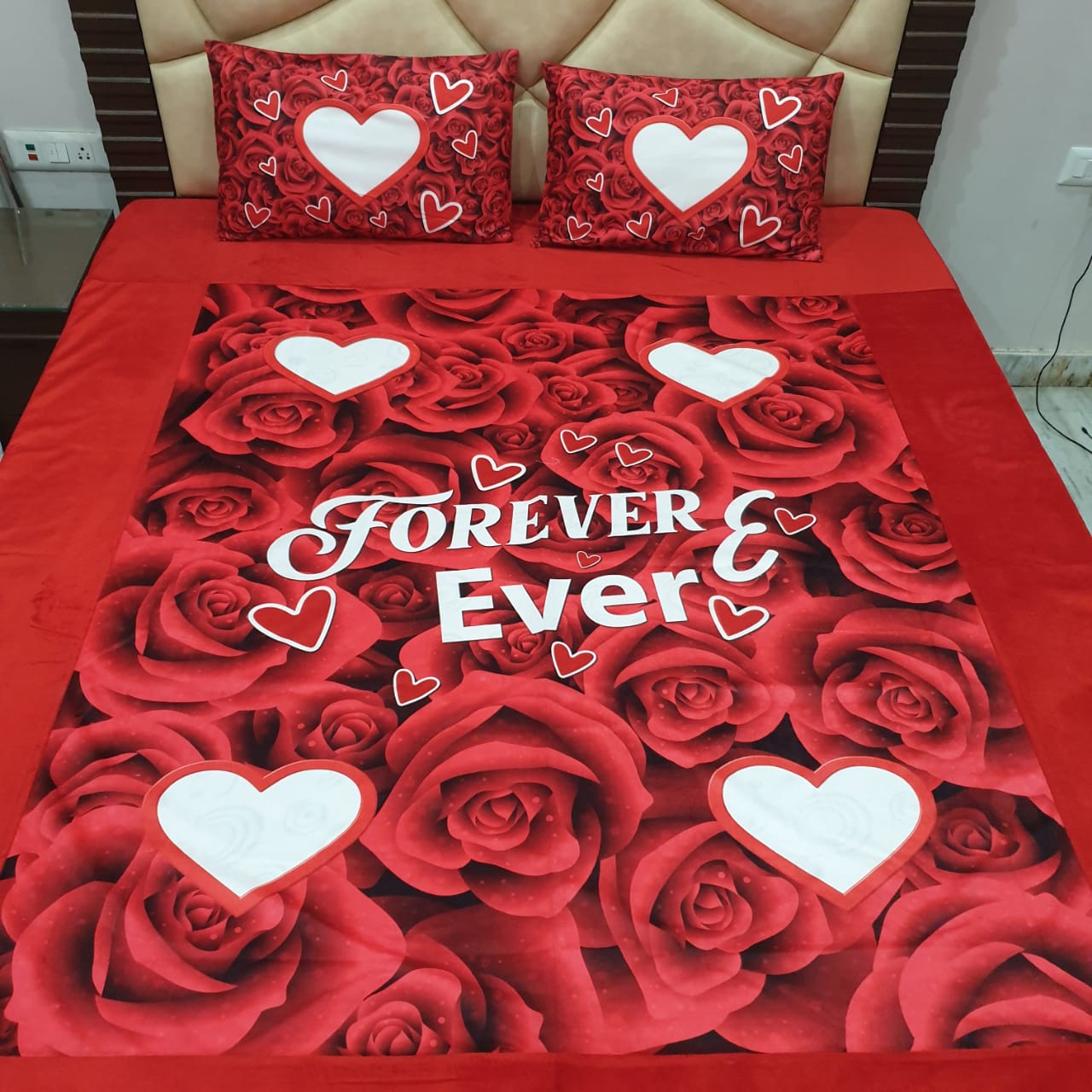 Bedsheet with Pillow Covers - Image 2